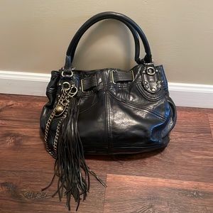 Juicy Couture Tassel Freestyle leather handbag